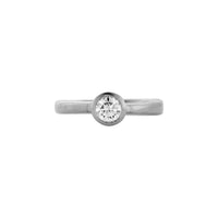 'The Eternity' 18ct White Gold Round 0.5ct Lab Grown Diamond Bezel Engagement Ring