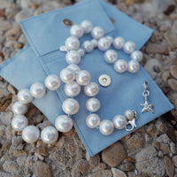Gold Maxi White Holiday Pearl Necklace
