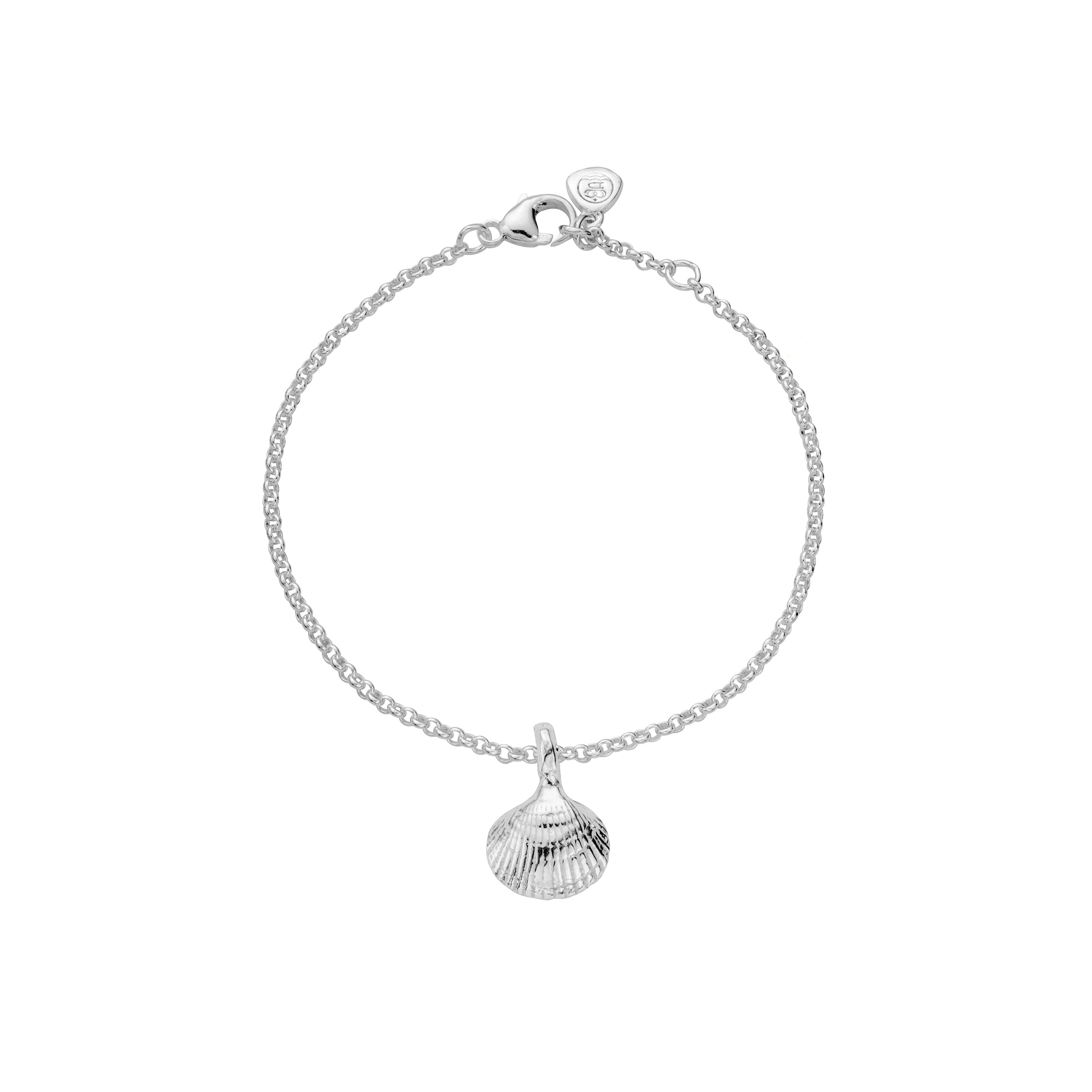 Silver Mini Shell Anklet