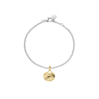 Silver & Gold Mini Shell Anklet