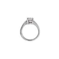 'The Story' 9ct White Gold Oval 1ct Lab Grown Diamond Claw Engagement Ring