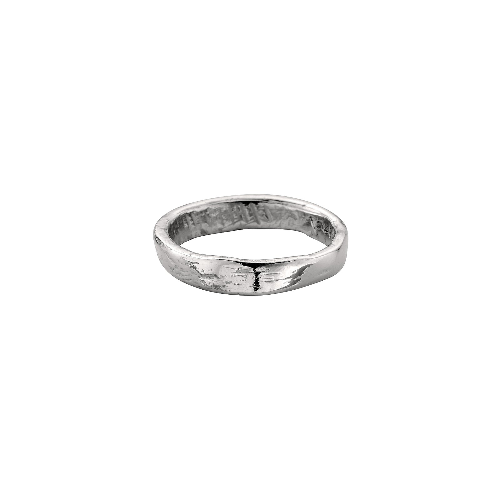 Ladies' 18ct White Gold Midi Posey Ring