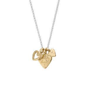 Silver & Gold A Lot of Love Necklace