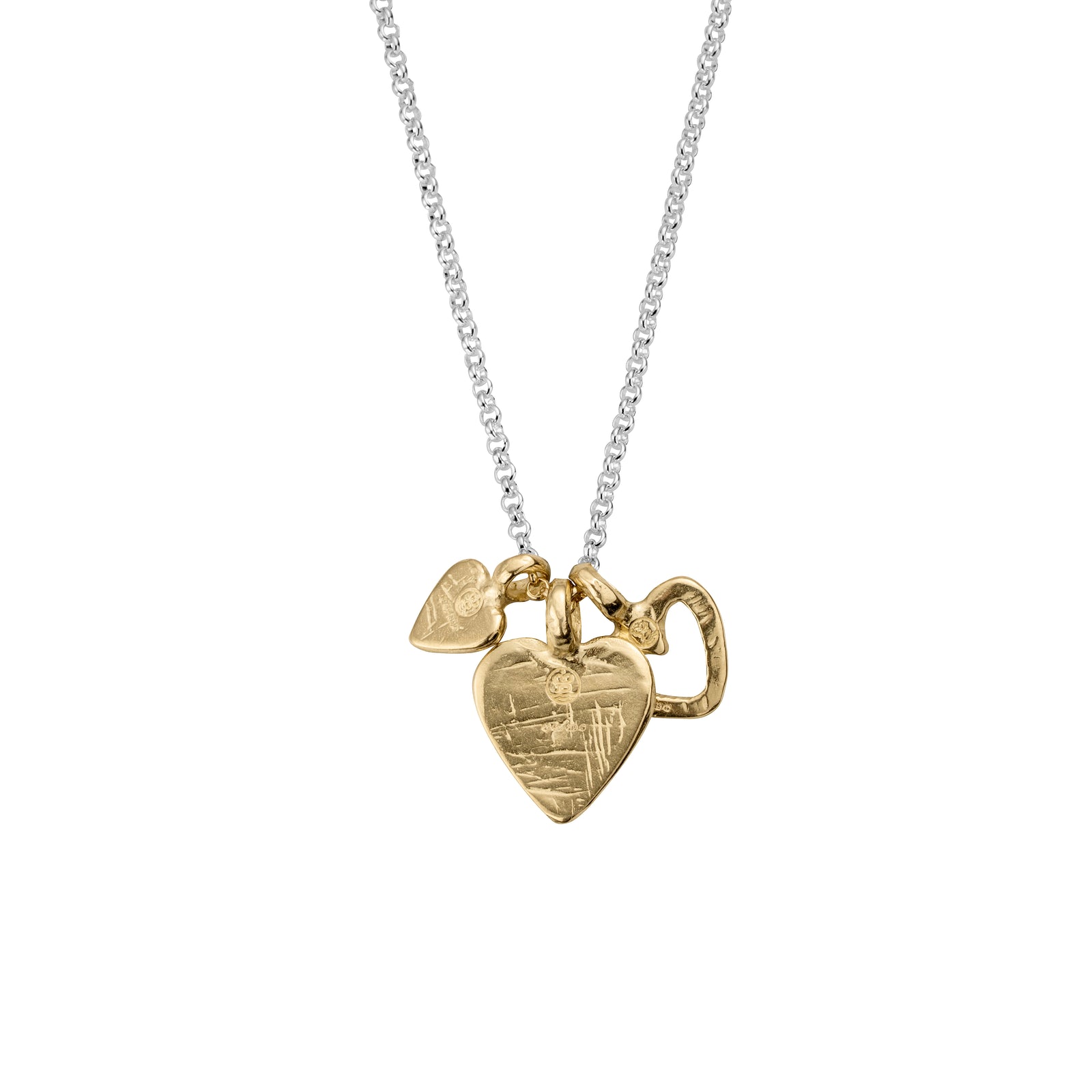 Silver & Gold A Lot of Love Necklace