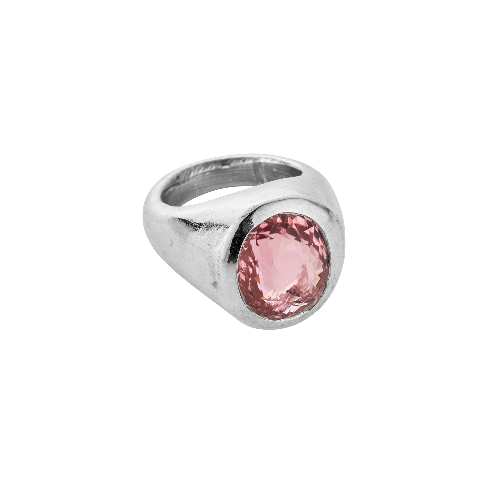 BEAU Silver Pink Tourmaline Ring