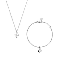 Silver Baby Shamrock Gift Set