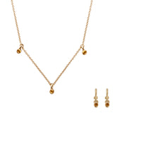 Gold Mini Citrine Gift Set