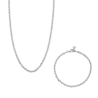 Silver Oxford Chain Gift Set