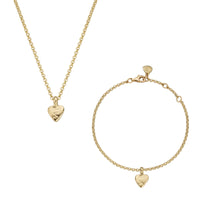 Gold Baby Heart Gift Set