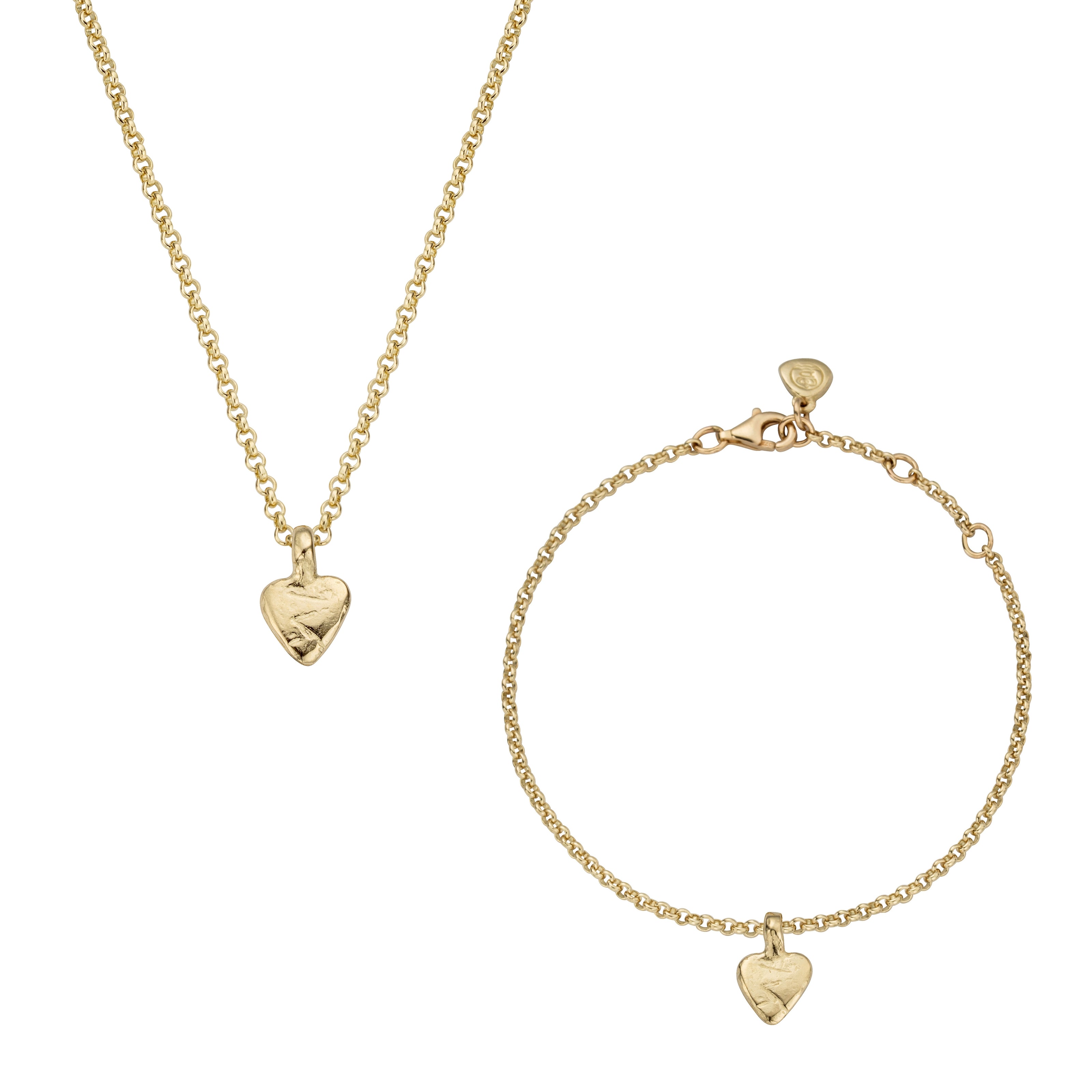 Gold Baby Heart Gift Set