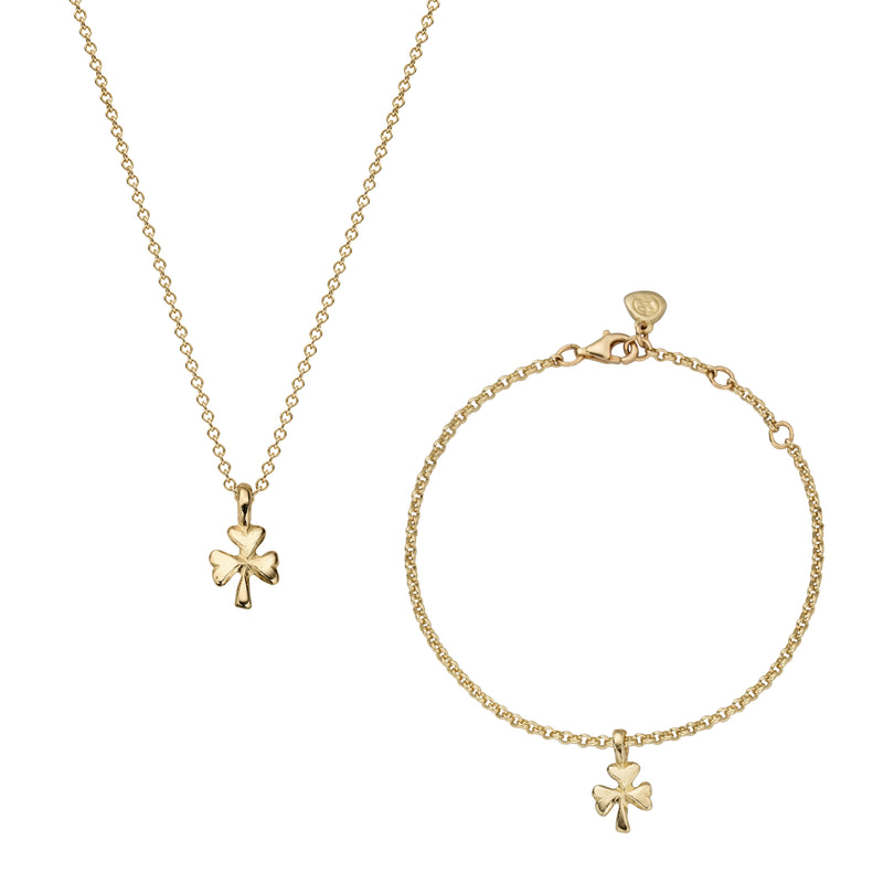 Gold Baby Shamrock Gift Set