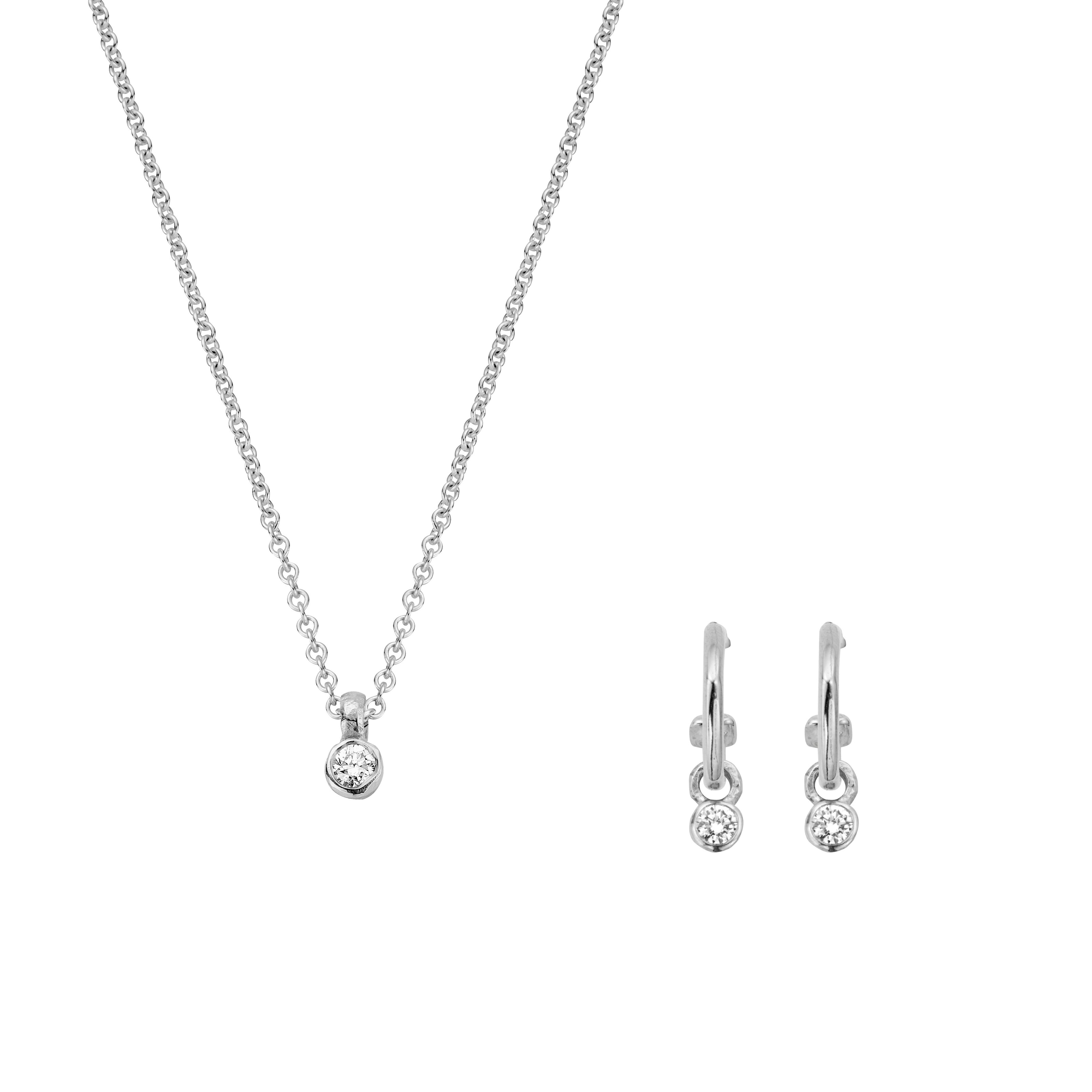 Silver Mini Diamond Gift Set