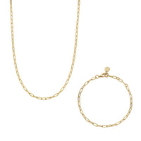 Gold Tiny Trace Chain Gift Set
