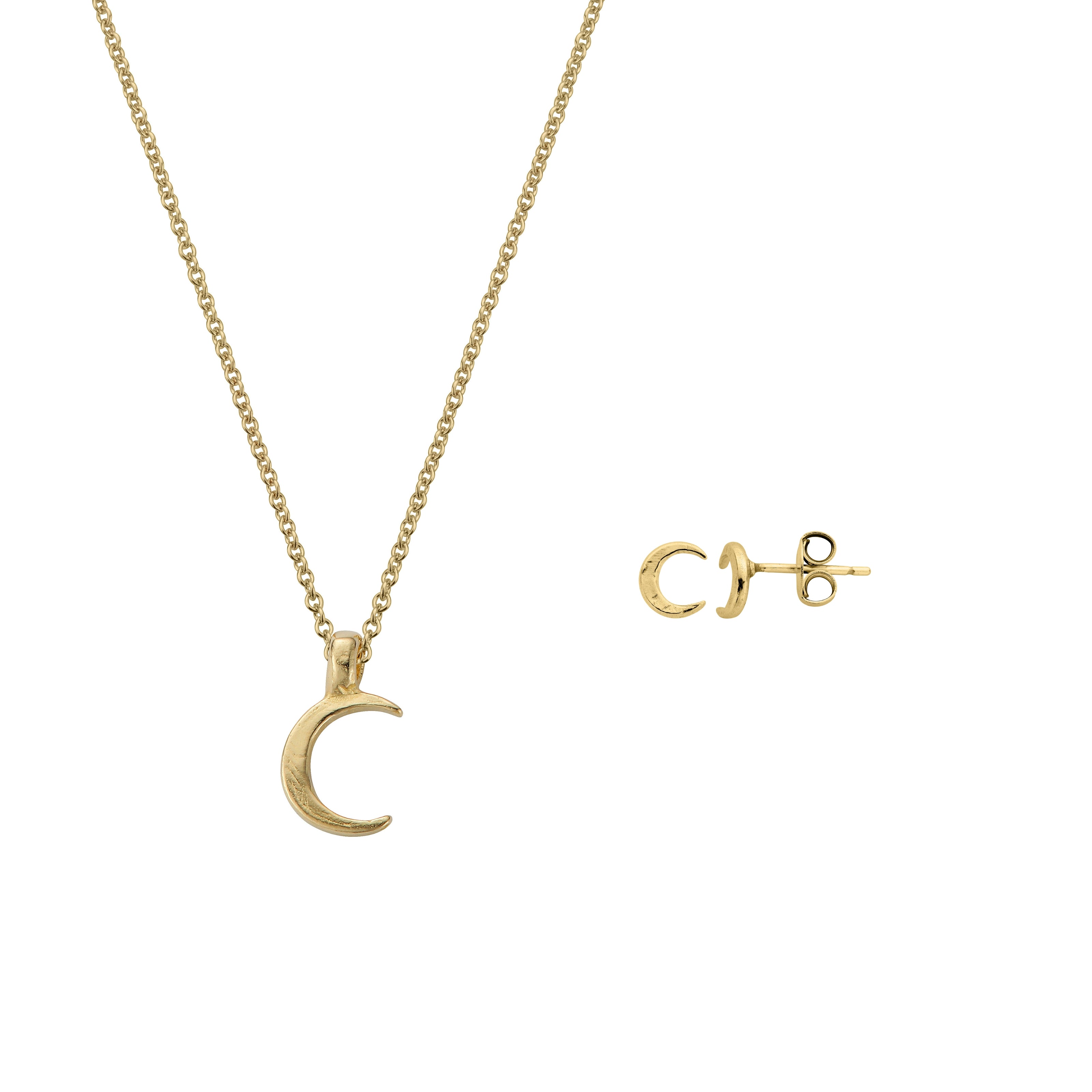 Gold Crescent Moon Gift Set