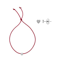 Silver Tiny Heart Gift Set