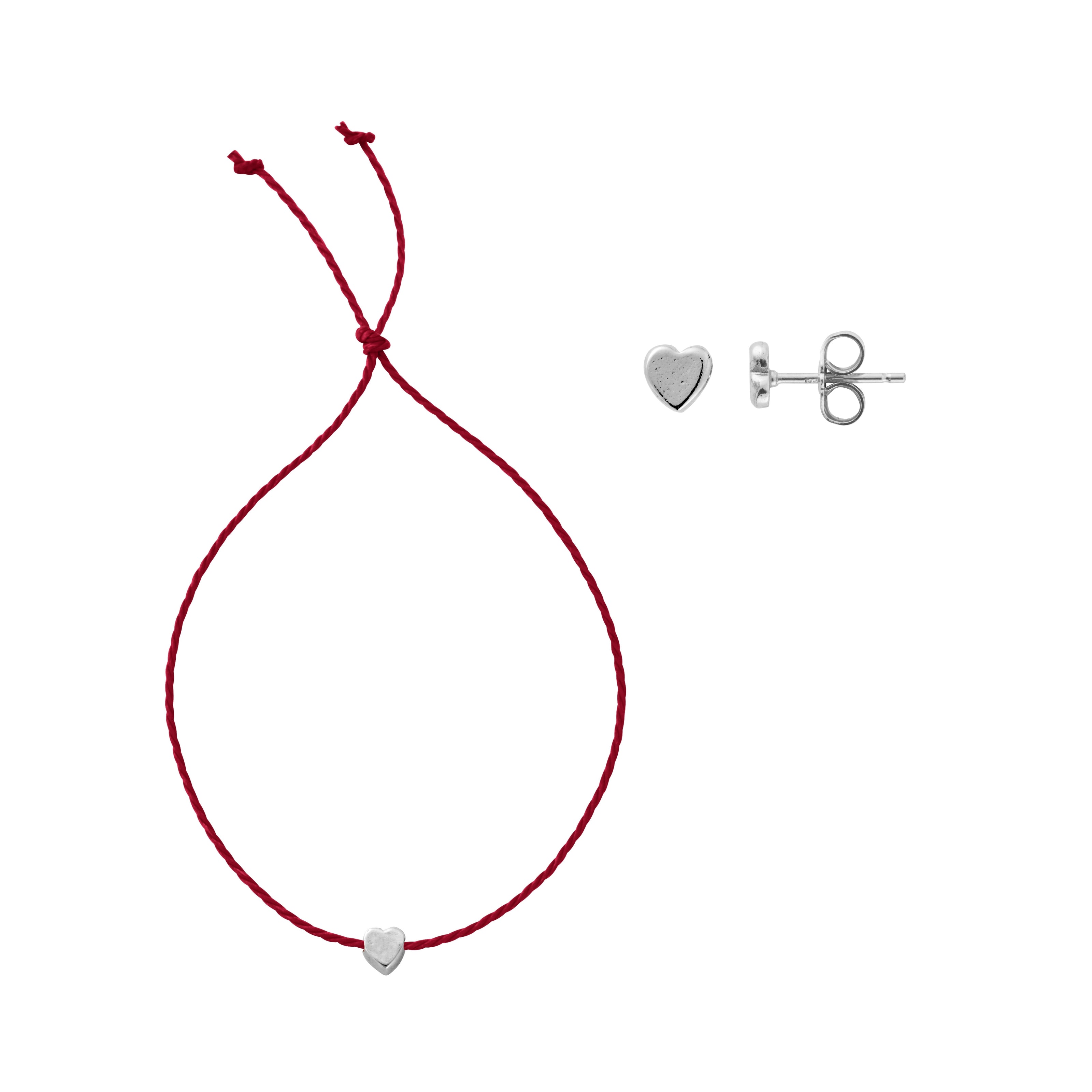 Silver Tiny Heart Gift Set