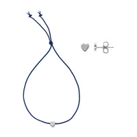 Silver Tiny Heart Gift Set