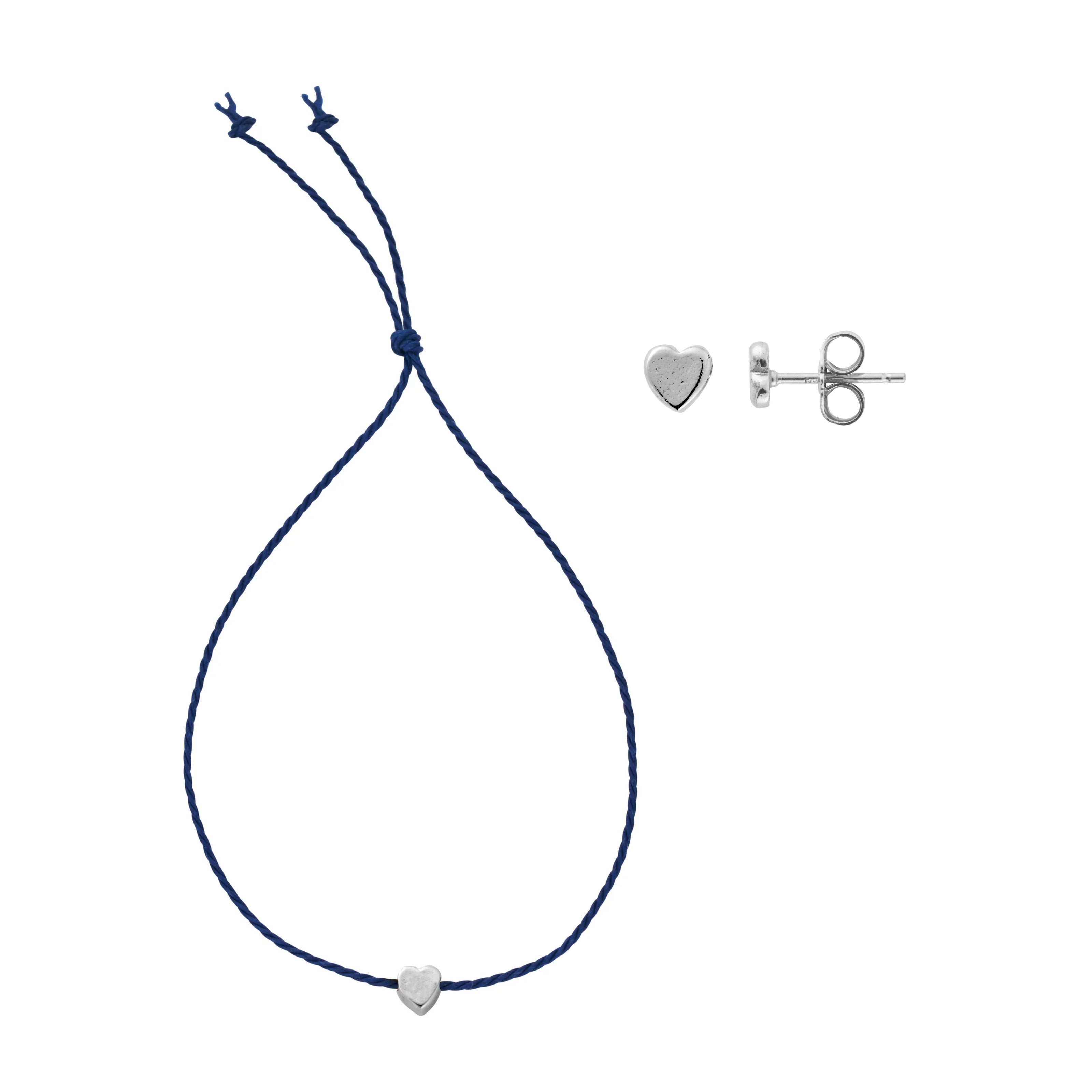 Silver Tiny Heart Gift Set