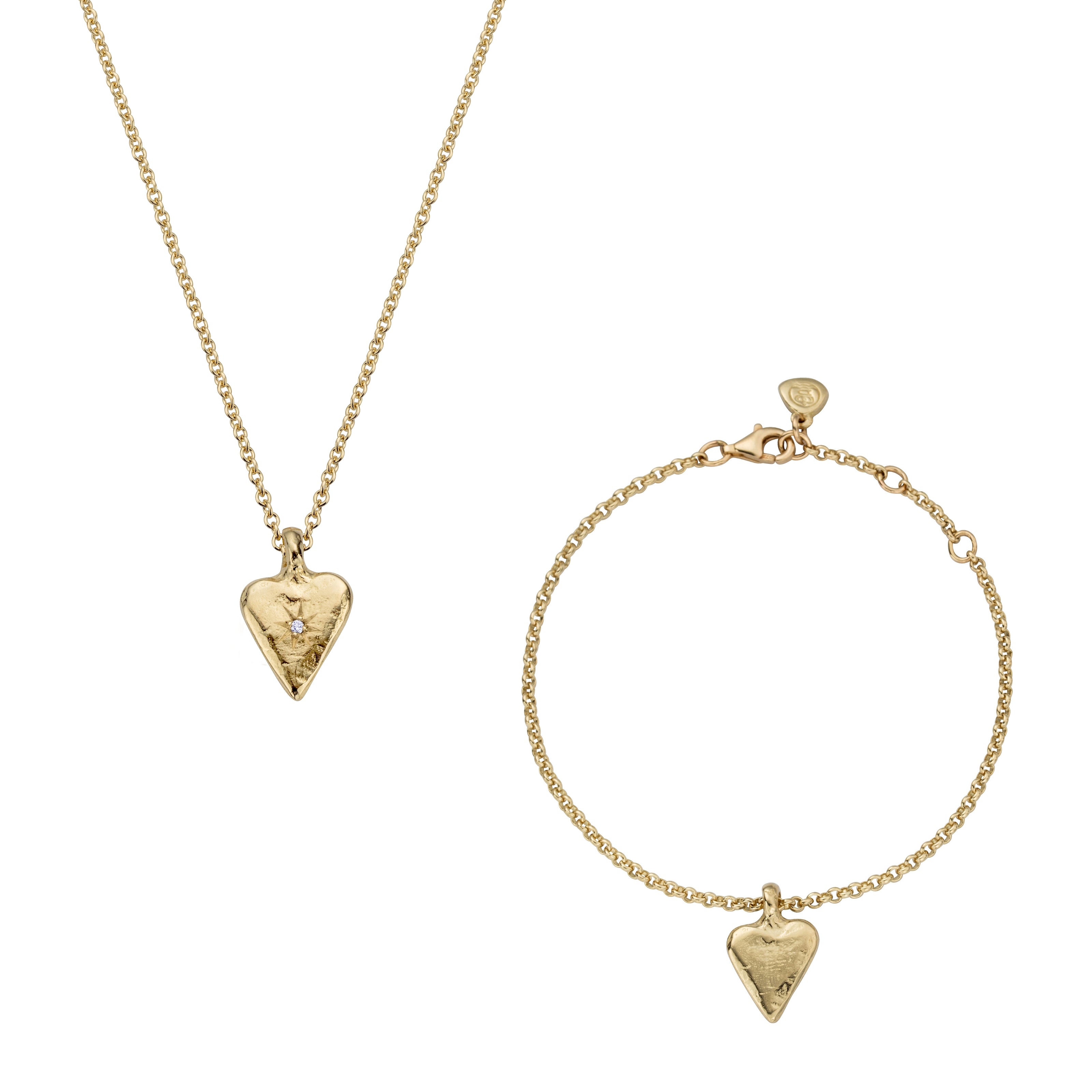 Gold Mini Heart Gift Set