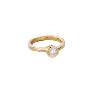 'The Eternity' 9ct Gold Round 0.5ct Lab Grown Diamond Bezel Engagement Ring
