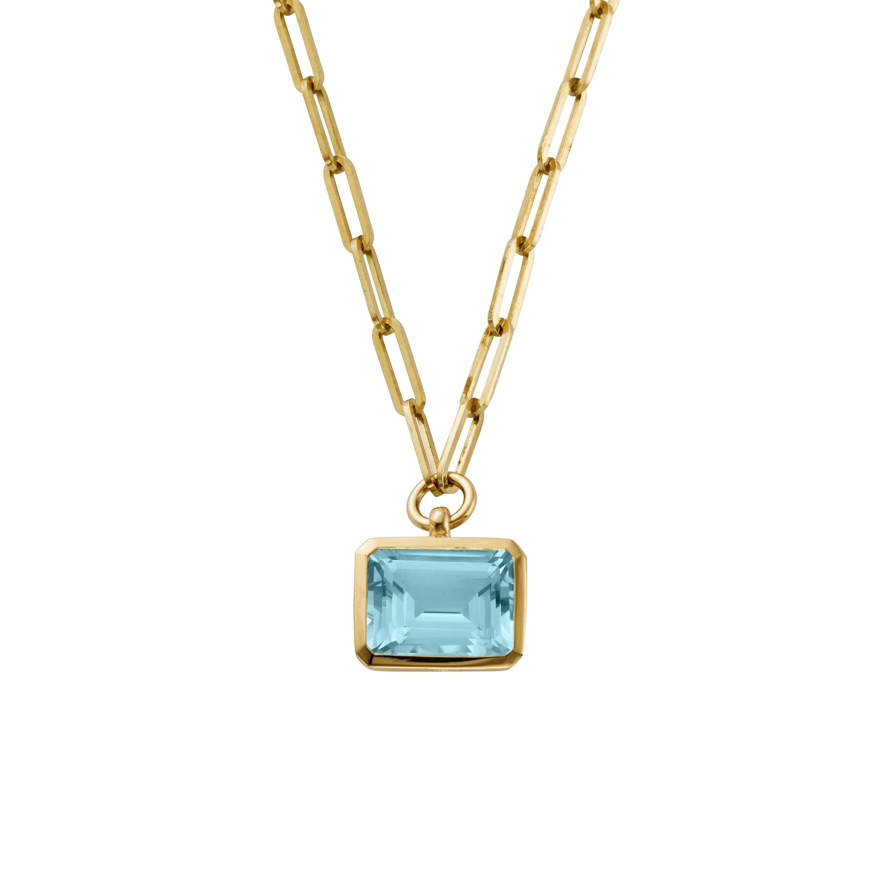 Gold Juno Blue Topaz Gift Set