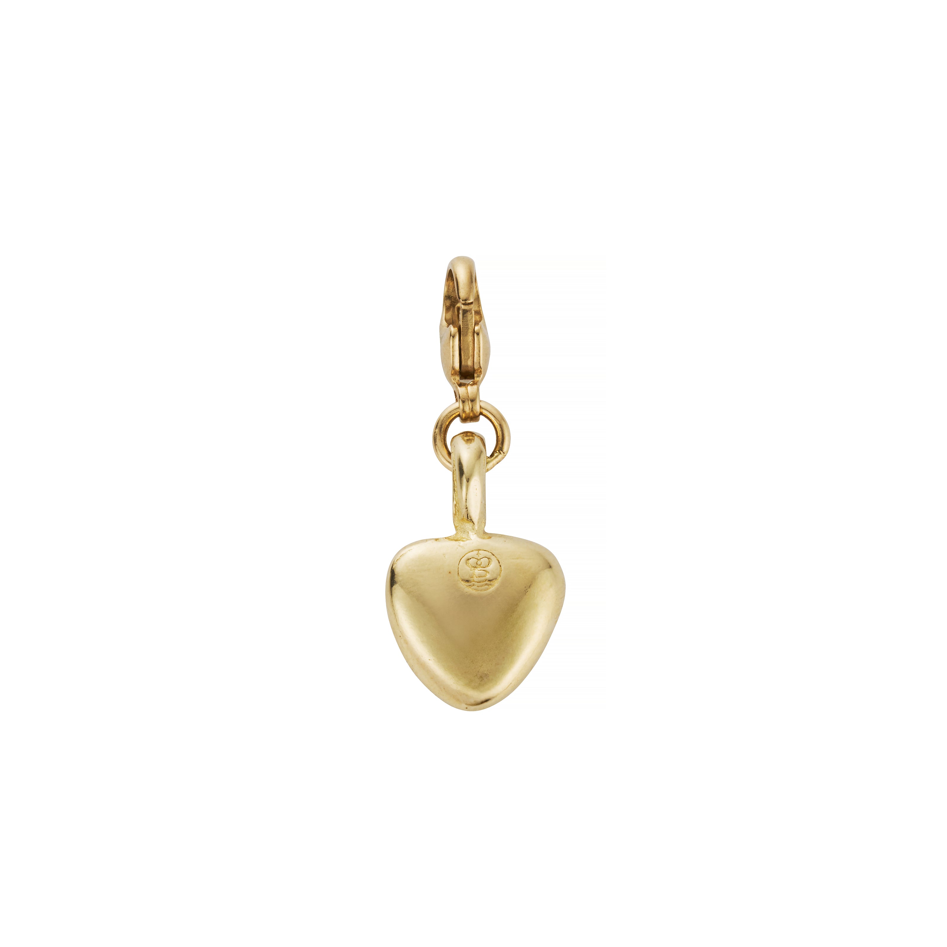 Gold Pavé Midi Grateful Heart Lobster Charm