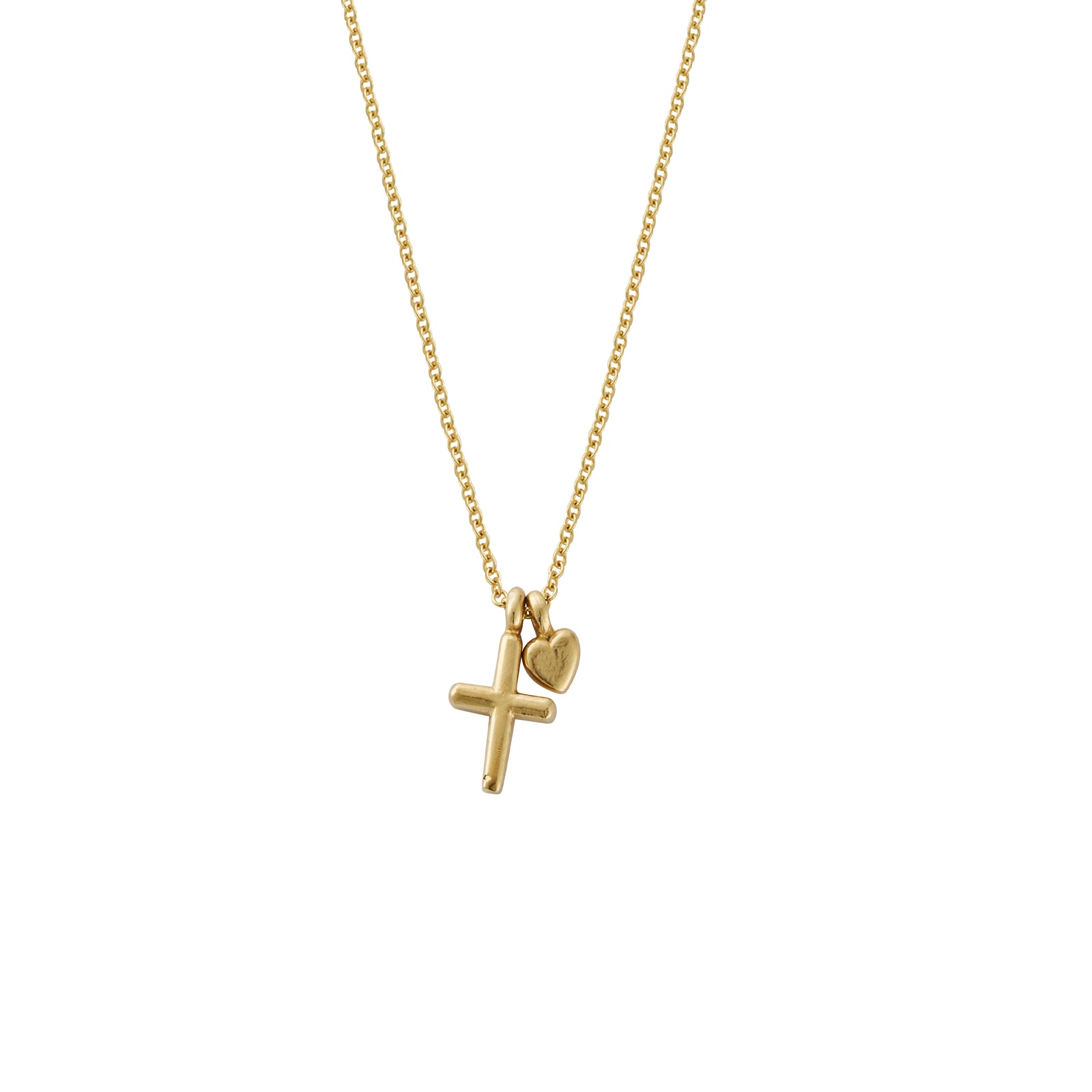 Gold Love & Heritage Charm Necklace