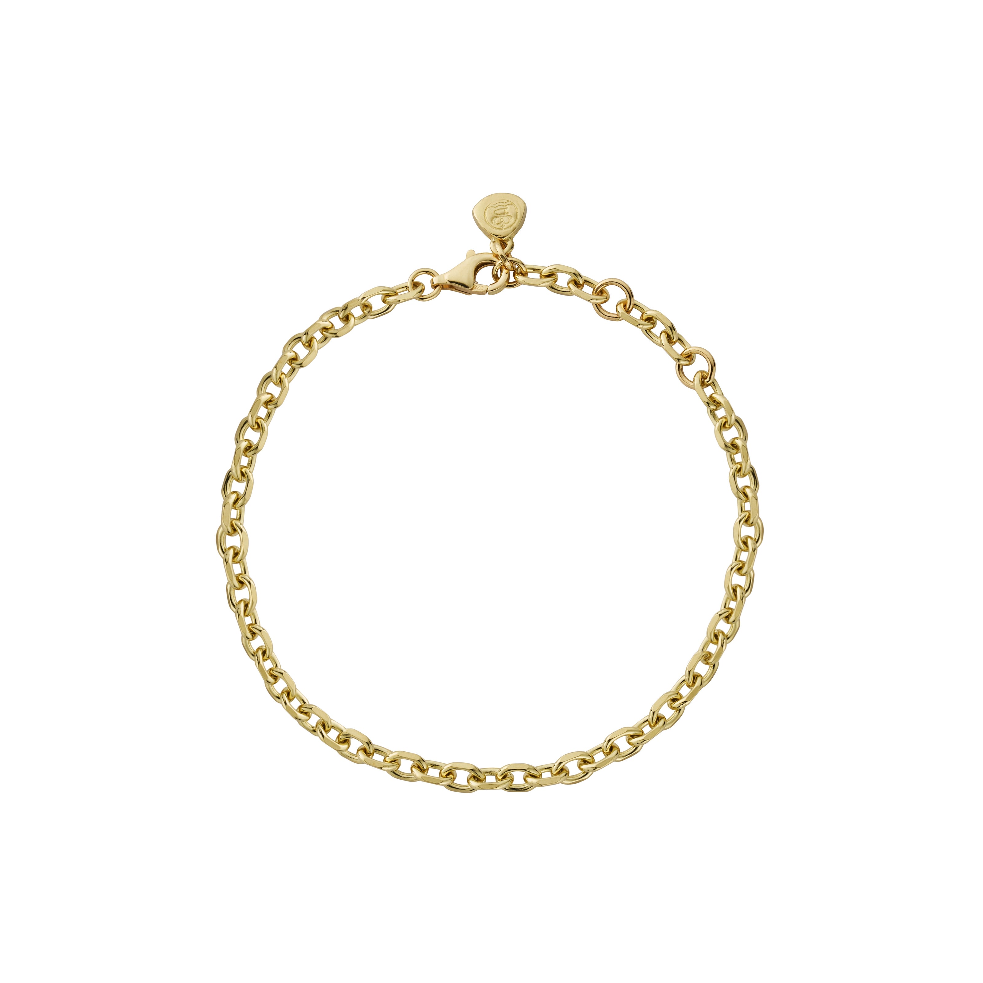 Gold Oxford Chain Bracelet