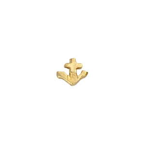 Gold Tiny Anchor Single Ear Charm