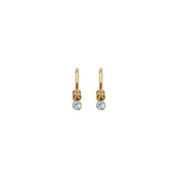 Gold Mini Blue Topaz Gift Set