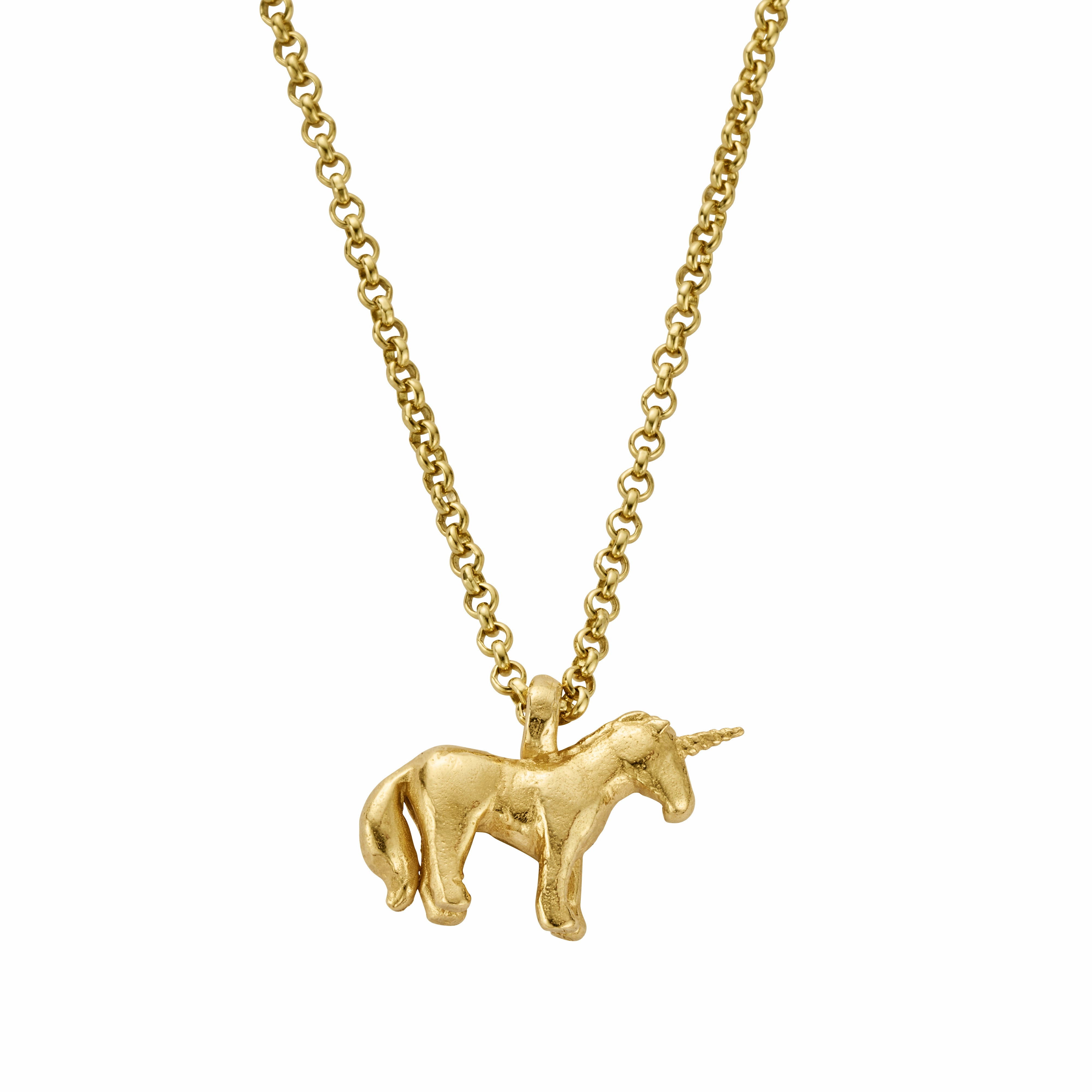 Gold Unicorn Smiley Charm main image 1