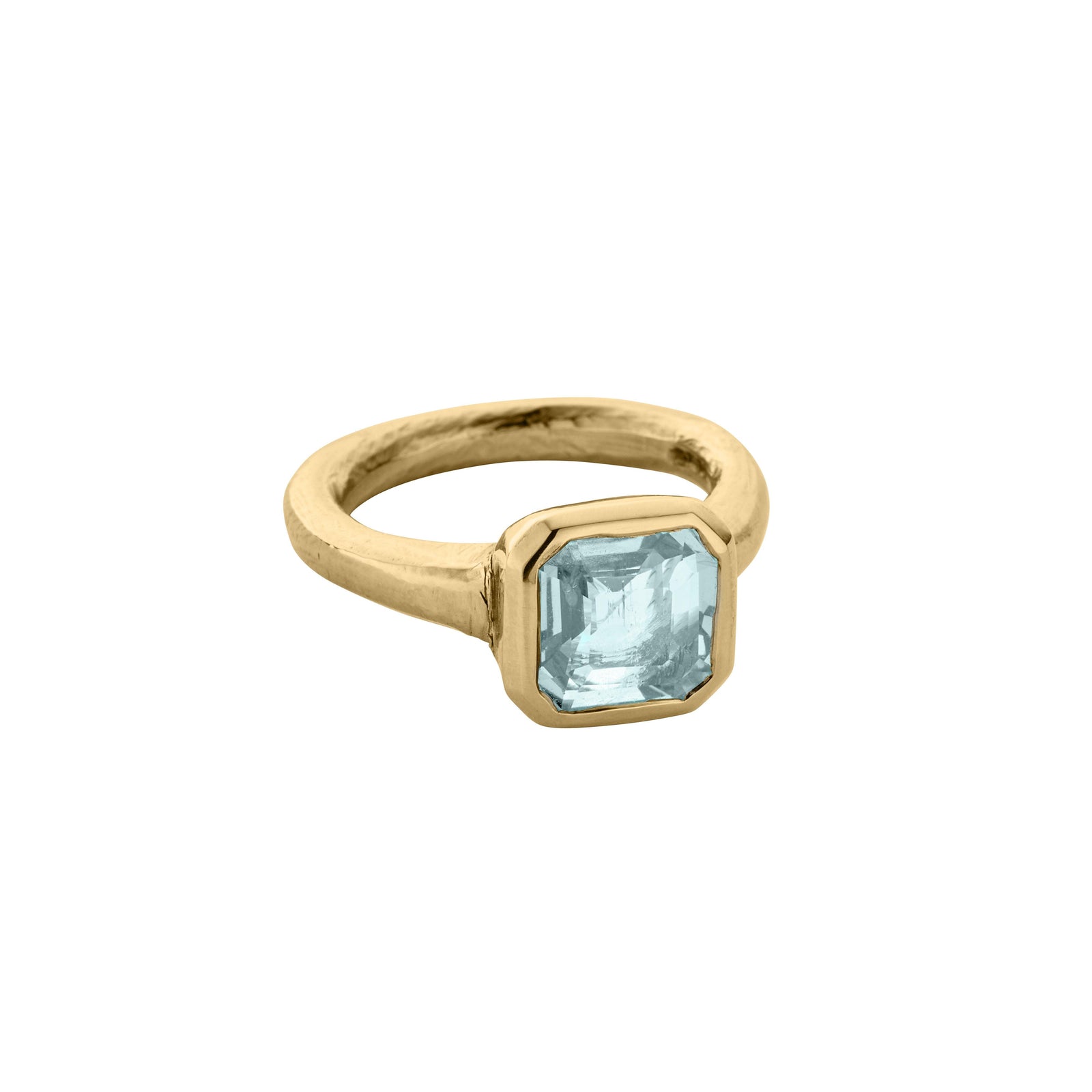 IARA Gold Zimbaqua Aquamarine Ring