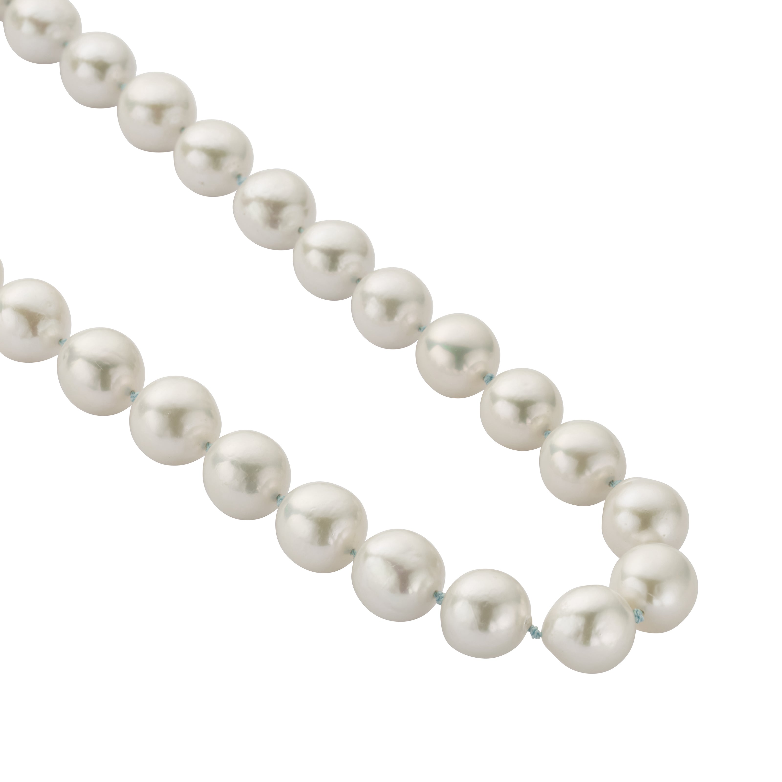 Gold Maxi White Holiday Pearl Necklace