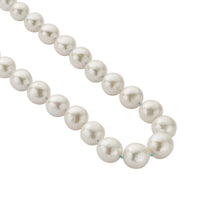 Silver Maxi White Holiday Pearl Necklace