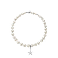 Silver Maxi White Holiday Pearl Necklace