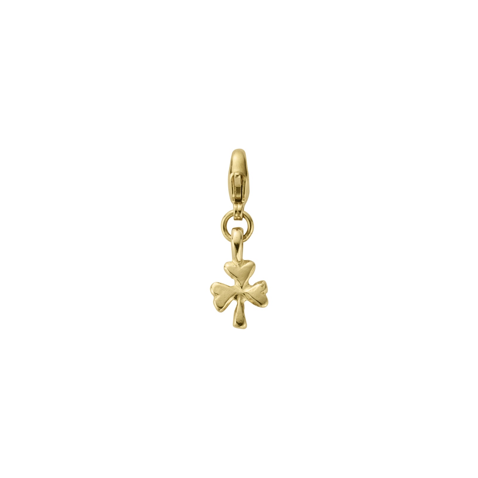 Gold Baby Shamrock Lobster Charm