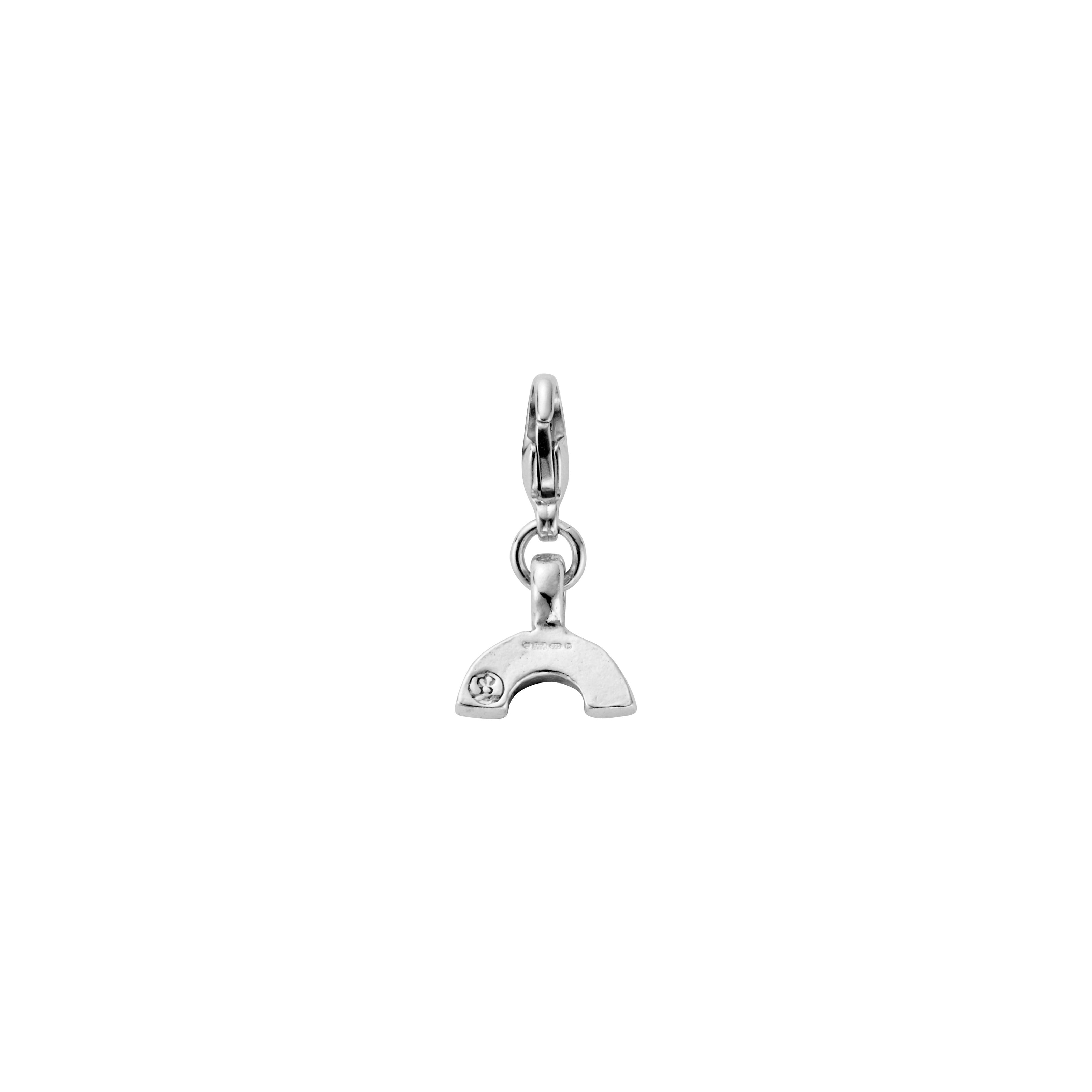 Silver Mini Rainbow Lobster Charm