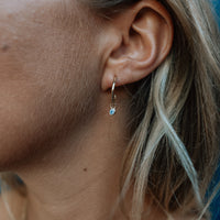 Gold Mini Blue Topaz Gift Set