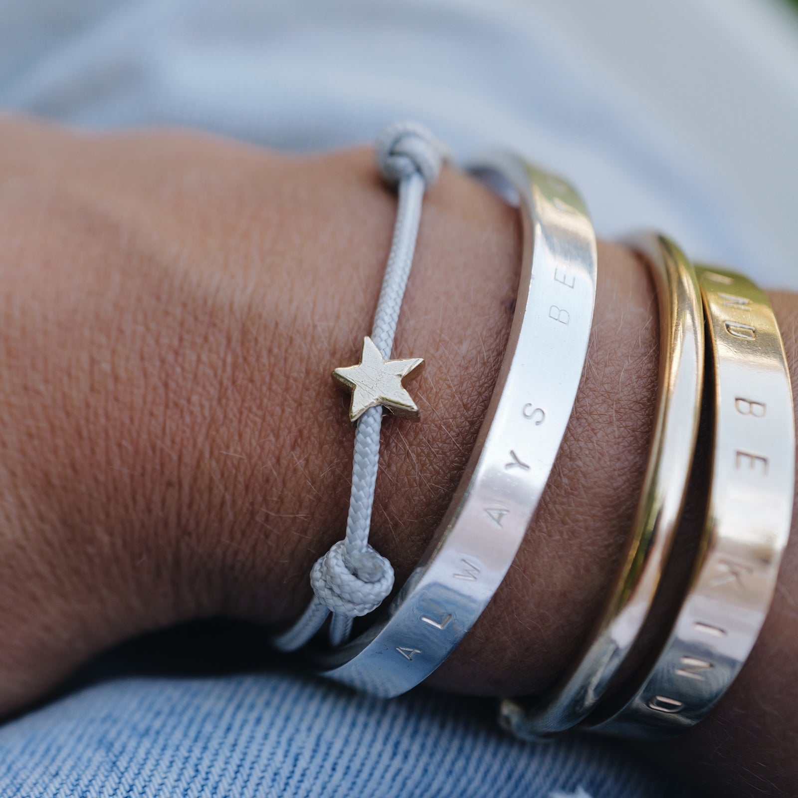 Gold Wishing Star Sailing Rope