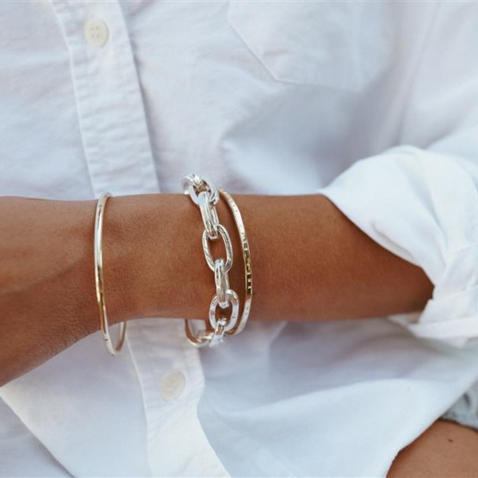 Silver Monaco Bracelet