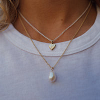 Gold Teardrop Pearl Gift Set