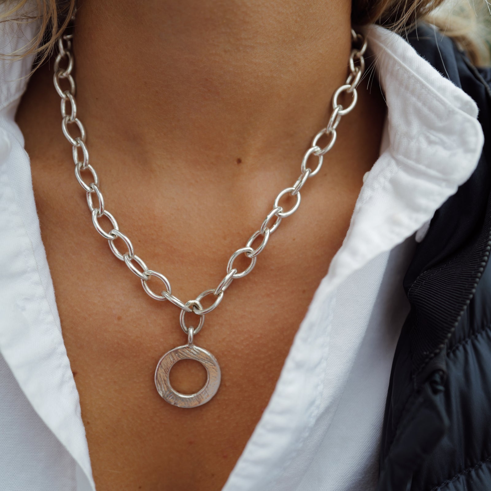 Silver Maxi Forever Sylt Chain Necklace