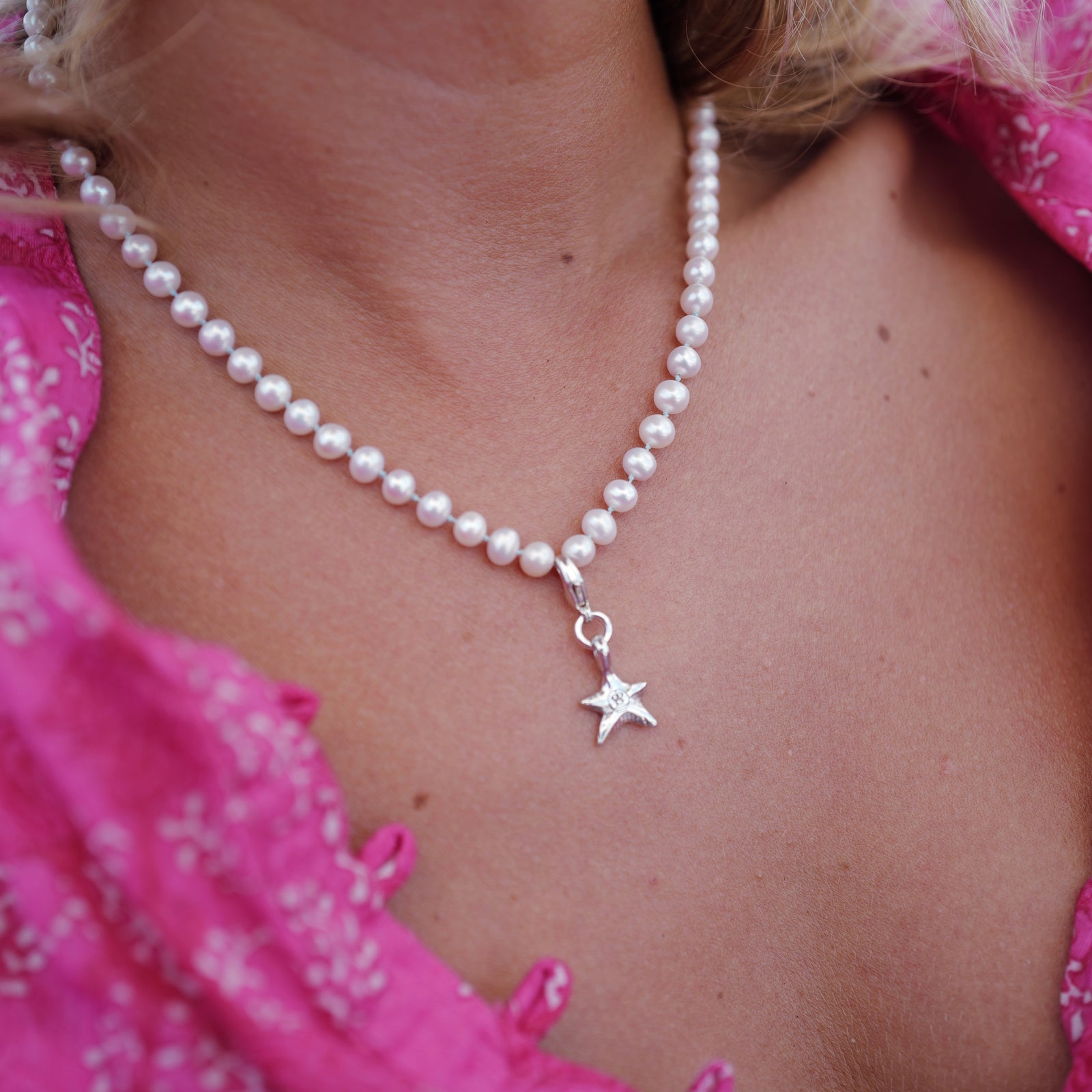 Silver Mini Star Lobster Charm