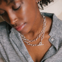 Silver Sylt Chain Necklace