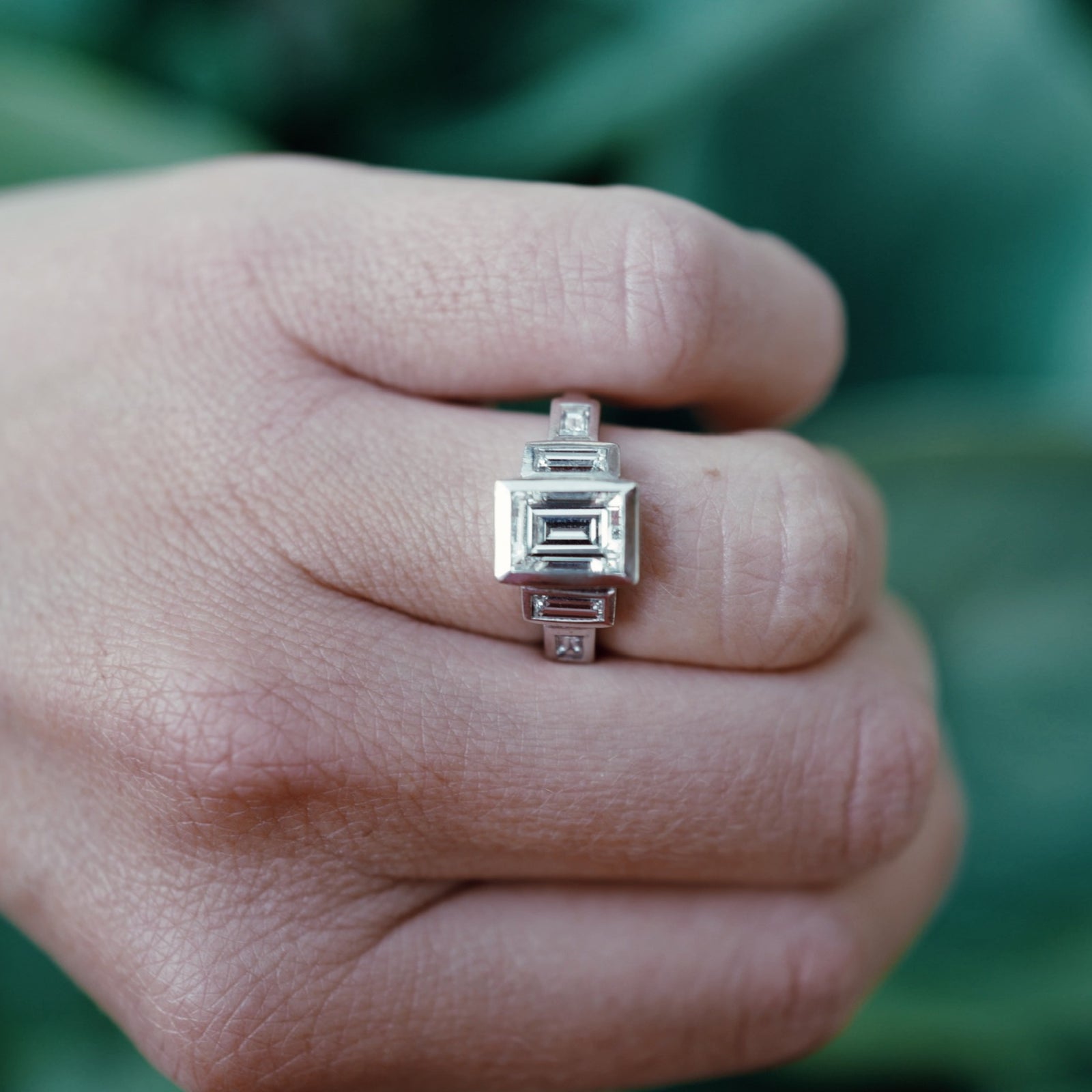 LUCILLE White Gold Diamond Ring