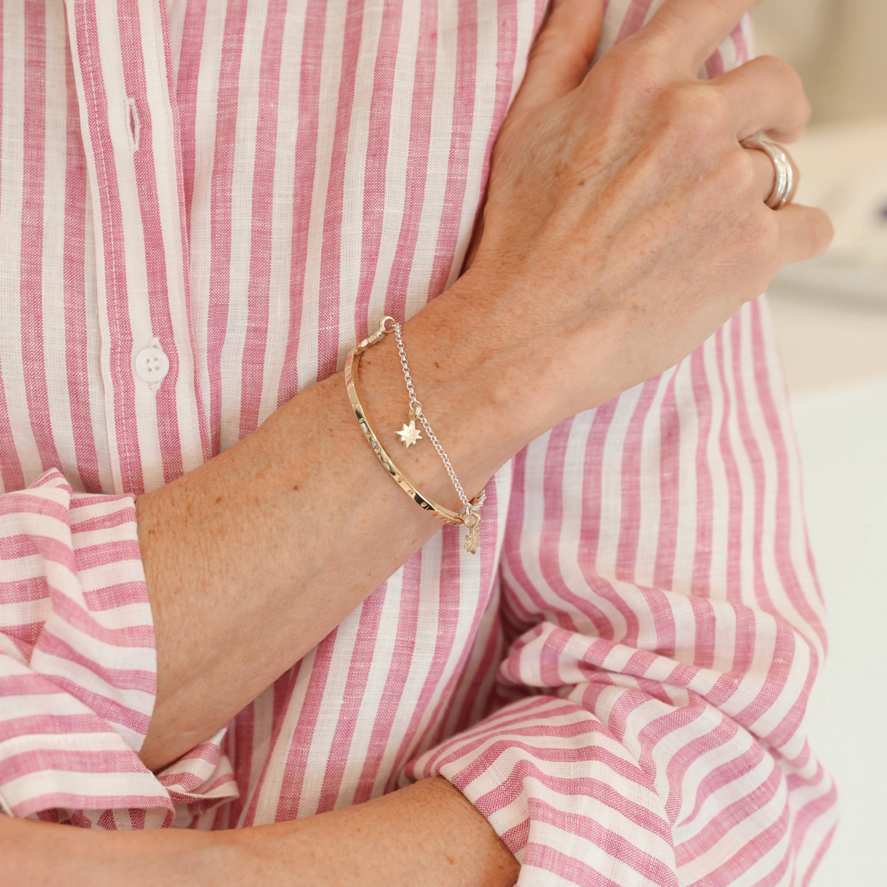 Silver & Gold Trio Baby North Star Gift Set