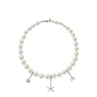 Silver Maxi White Holiday Pearl Necklace