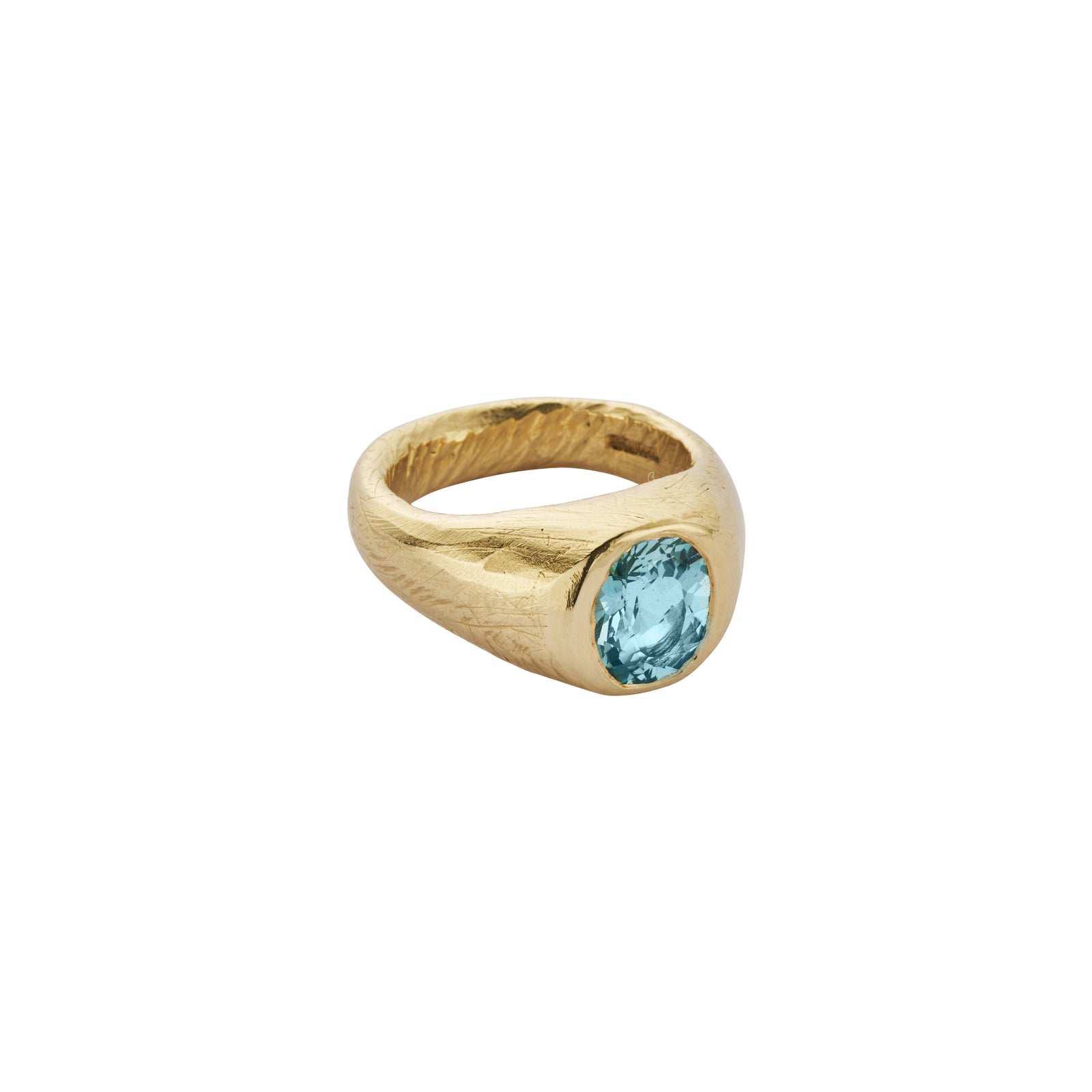 CIEL Gold Zimbaqua Aquamarine Ring