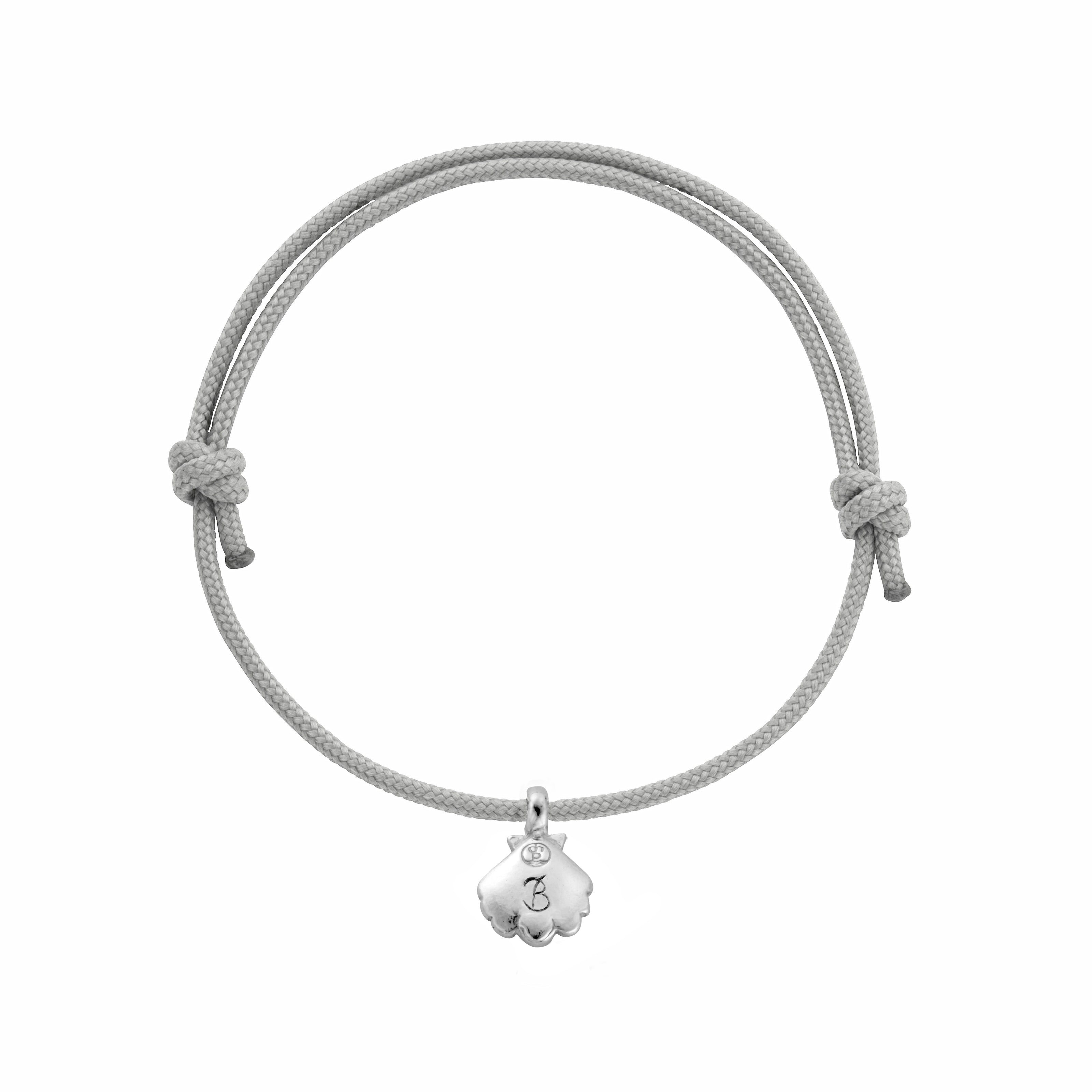 Silver Scallop Shell Sailing Rope