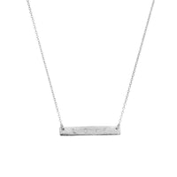 Silver Bar Necklace